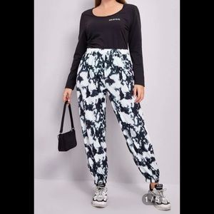 One by Chapters Tie Dye Elastic Waist Jogger Pants, sz L